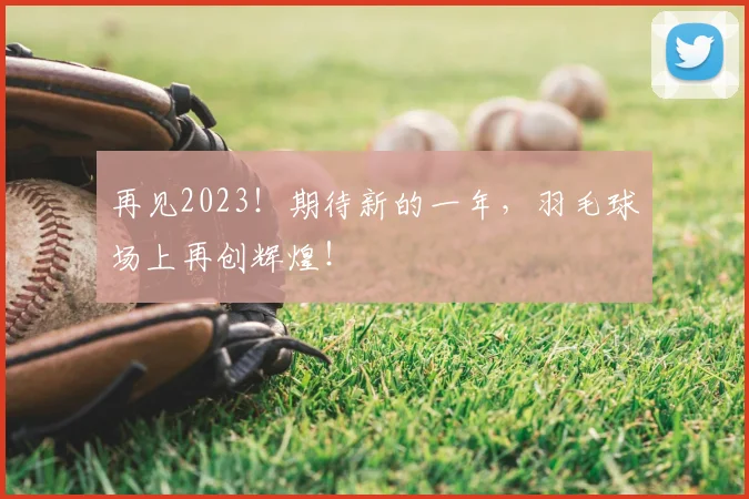 再见2023！期待新的一年，羽毛球场上再创辉煌！