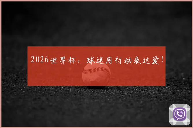 2026世界杯，球迷用行动表达爱！