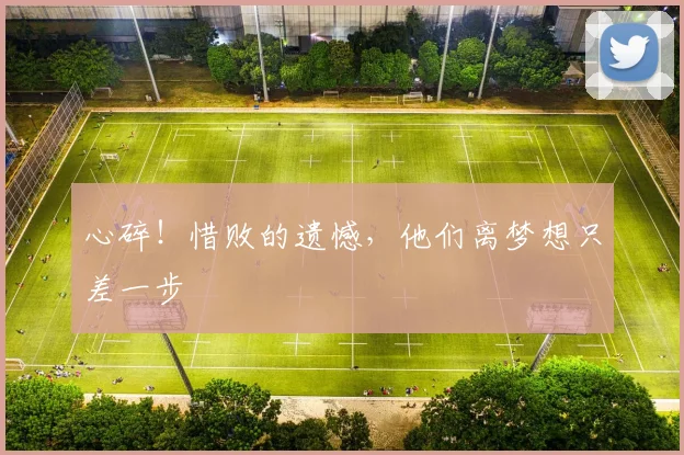 心碎！惜败的遗憾，他们离梦想只差一步